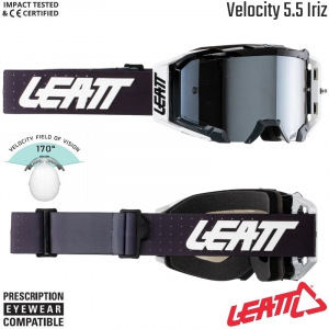 MX brýle LEATT Velocity 5.5 IRIZ Graphite 2024