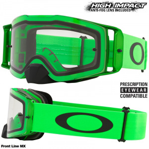 MX brýle Oakley Front Line MX Moto Green Goggle