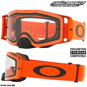 MX brýle Oakley Front Line MX Moto Orange Goggle