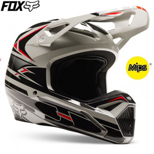 MX helma FOX V1 Goat Strafer Helmet Black 2023