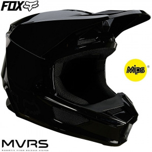 MX helma FOX V1 PLAIC Helmets MIPS Black 2022