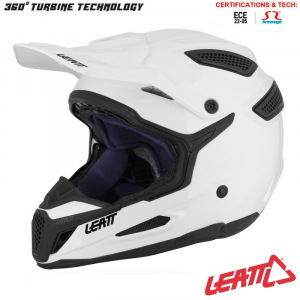 MX helma Leatt GPX 5.5 Composite White