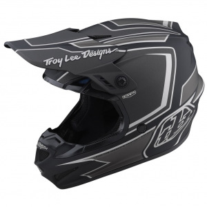 MX helma TroyLeeDesigns GP Helmet Ritn Black Grey 2022
