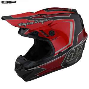 MX helma TroyLeeDesigns GP Helmet Ritn Red 2022