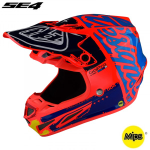 MX helma TroyLeeDesigns SE4 Composite Factory Orange