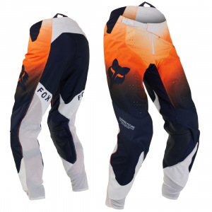 MX kalhoty FOX 360 Revise Pant Navy Orange 2024