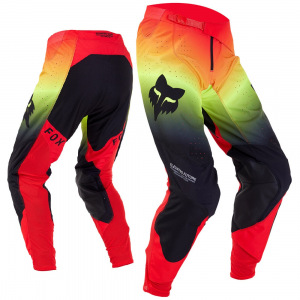 MX kalhoty FOX 360 Revise Pant Red Yellow 2024
