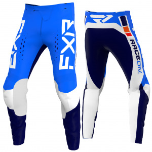 MX kalhoty FXR Clutch Pro MX Pant Cobalt Blue White Navy 2022