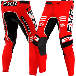 MX kalhoty FXR Podium Gladiator MX Pant Red Black 2024