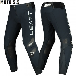 MX kalhoty LEATT Moto 5.5 I.K.S. Pant Black 2022