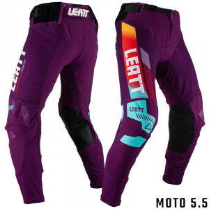 MX kalhoty LEATT Moto 5.5 I.K.S. Pant Indigo 2023