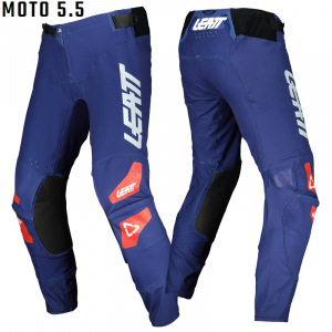 MX kalhoty LEATT Moto 5.5 I.K.S. Pant Royal 2022