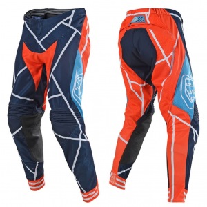 MX kalhoty TroyLeeDesigns SE Air Pant Metric Team KTM Navy Orange 2019