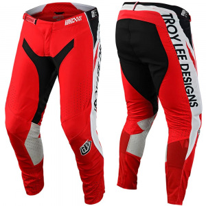 MX kalhoty TroyLeeDesigns SE PRO Pant DropIn Red 2023