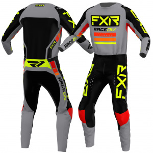 MX komplet FXR Clutch Pro MX Kit Grey Black HiVis 2022