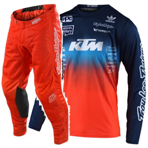 MX komplet TroyLeeDesigns GP Air Stain´D Team KTM Navy Orange 2021