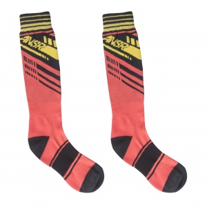 MX ponožky ANSWER Chizel Sock Red Yellow