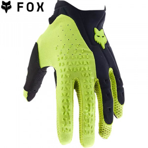 MX rukavice FOX Pawtector Glove Black Yellow 2024