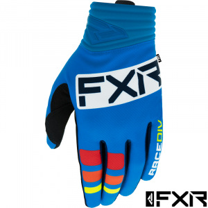 MX rukavice FXR Prime MX Glove Cobalt Blue White 2022