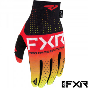 MX rukavice FXR Pro-Fit Air Glove Black Inferno 2022