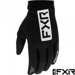 MX rukavice FXR Reflex MX Glove Black White 2022
