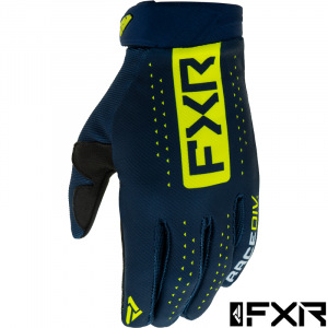 MX rukavice FXR Reflex MX Glove Midnight HiVis 2022