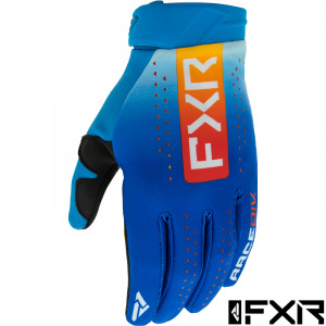MX rukavice FXR Reflex MX Glove Navy Inferno 2022