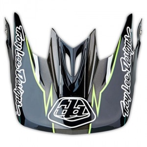 Náhradní kšilt helmy TroyLeeDesigns D3 Evo Gray Visor 2015