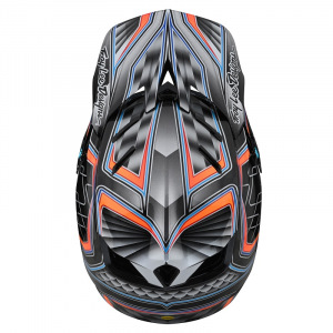 Náhradní kšilt helmy TroyLeeDesigns D4 Carbon Low Rider Gray Visor