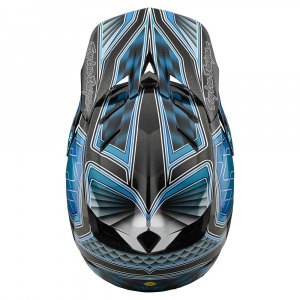 Náhradní kšilt helmy TroyLeeDesigns D4 Composite Low Rider Teal Visor