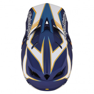 Náhradní kšilt helmy TroyLeeDesigns D4 Composite Matrix Blue Visor 