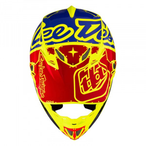 Náhradní kšilt helmy TroyLeeDesigns SE4 Carbon Factory Yellow Visor