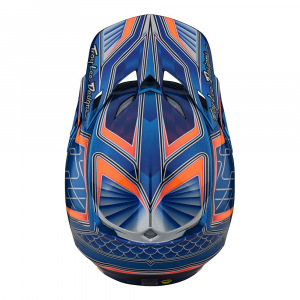 Náhradní kšilt helmy TroyLeeDesigns SE5 Composite Low Rider Blue Visor