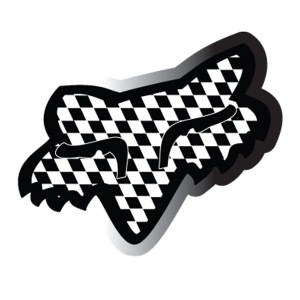 Nálepka FOX Racing Victory Sticker 4&quot; Black