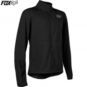 Pánská bunda na kolo FOX Ranger Wind Jacket Black 2022