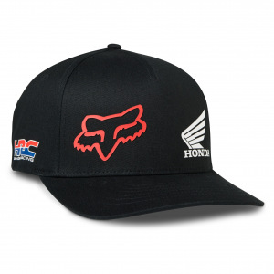 Pánská čepice FOX X Honda FlexFit Hat Black