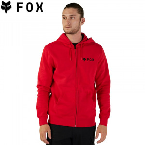 Pánská mikina FOX Absolute Zip Fleece Flame Red