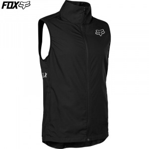 Pánská vesta na kolo FOX Ranger Wind Vest Black 2022