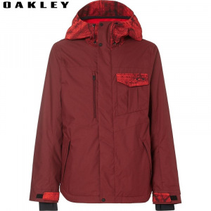 Pánská zimní bunda Oakley Division EVO Insulated 10K Jacket Oxblood Red