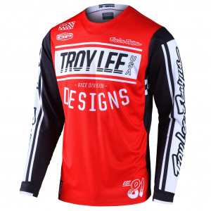Pánský dres TroyLeeDesigns GP Jersey RACE 81 Red 2022
