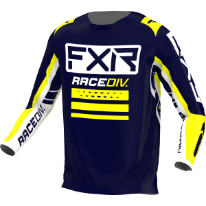 Pánský MX dres FXR Clutch Pro MX Jersey Midnight White Yellow 2022