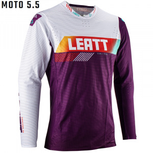 Pánský MX dres LEATT Moto 5.5 UltraWeld Jersey Indigo 2023