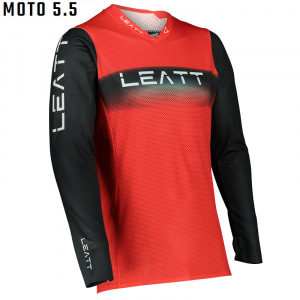 Pánský MX dres LEATT Moto 5.5 UltraWeld Jersey Red 2022