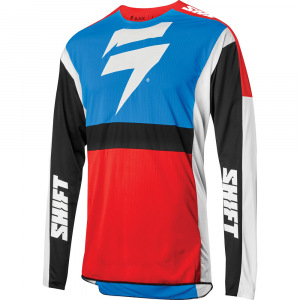 Pánský MX dres SHIFT 3Lack Label Race 2 Jersey Blue Red 2020