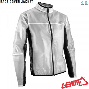 Pláštěnka na kolo Leatt MTB Race Cover Jacket Clear