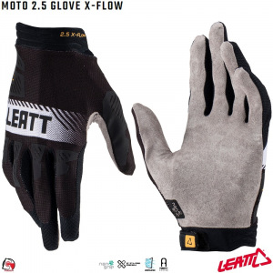 Rukavice Leatt Moto 2.5 X-Flow Glove Black 2023