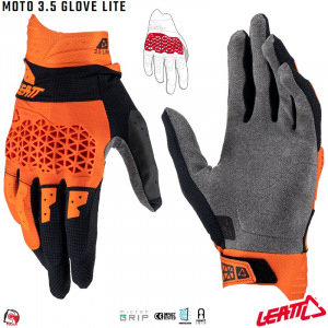 Rukavice Leatt Moto 3.5 Lite Glove Orange 2024