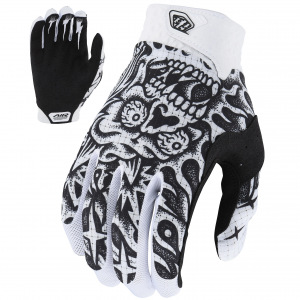 Rukavice TroyLeeDesigns AIR Glove Skull Demon White Black