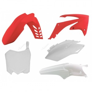 Sada plastů RaceTech Plastic Kit Honda CRF450R 11-12 CRF250R 11-13 Red White
