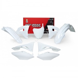 Sada plastů RaceTech Plastic Kit Honda CRF450R 17-20 / CRF250R 18-21 White